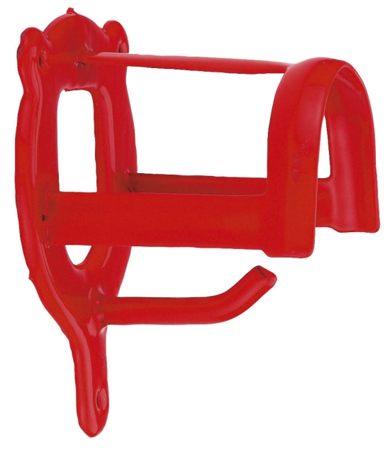 Trenshouder metaal rood