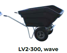 Wheelbarrow lv2 300L 2 wheels