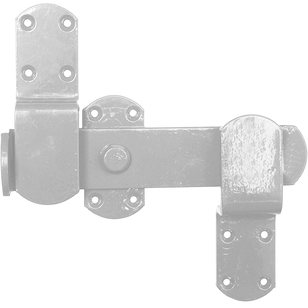 Loquet à chevauchement galvanisé 240mm blister Perry