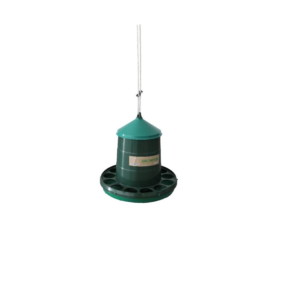Gerecycleerde voedersilo hangend 2 kg