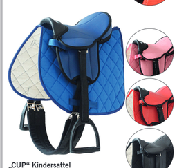 [FW60230] Children's saddle Cup including stirrups