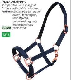 [FW70320] Licol nylon rose gold (poulain)