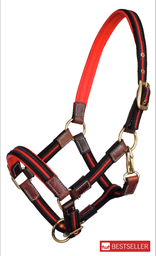 Halster ruby met leder