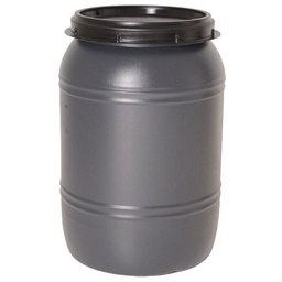 [vt60] Fût alimentaire avec couvercle à vis monobloc 60l
