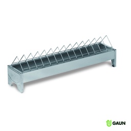 [11320] Metalen kuikenvoederbak smalle afstand 50 cm